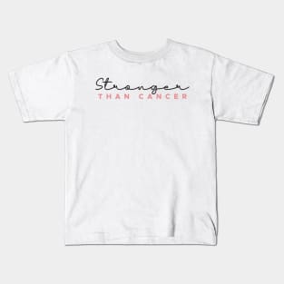 Stronger Than Cancer | Support Awareness Kids T-Shirt